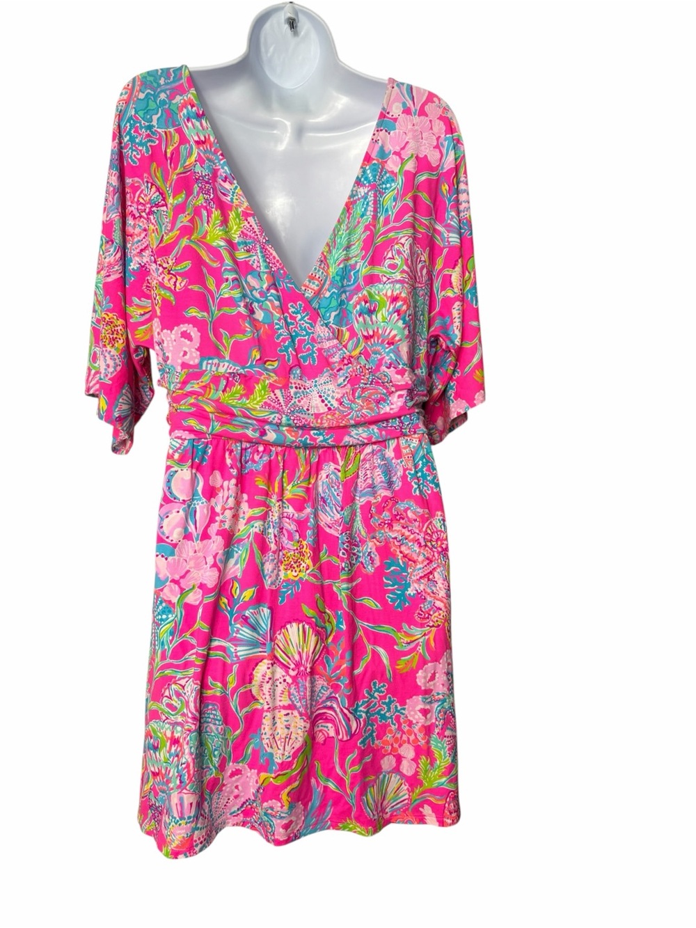 Lilly Pulitzer Parigi Floral Skort Romper Size Large Multicolor Pink - Picture 4 of 9